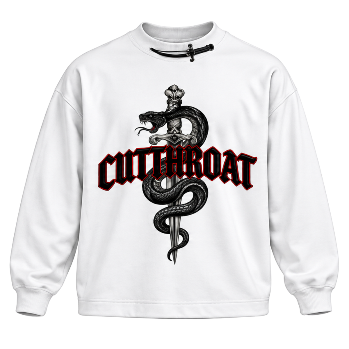 Mock Neck Snake Sweatshirt