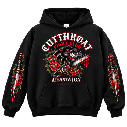 Drop-Shoulder Panther Hoodie