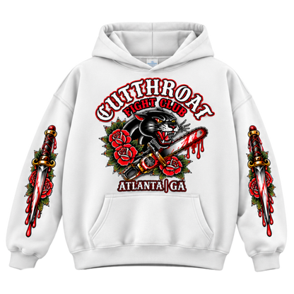 Drop-Shoulder Panther Hoodie