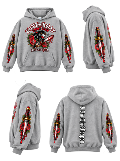 Drop-Shoulder Panther Hoodie